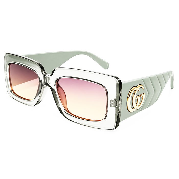 Gucci GG Interlocking Oversized Square Gradient Sunglasses