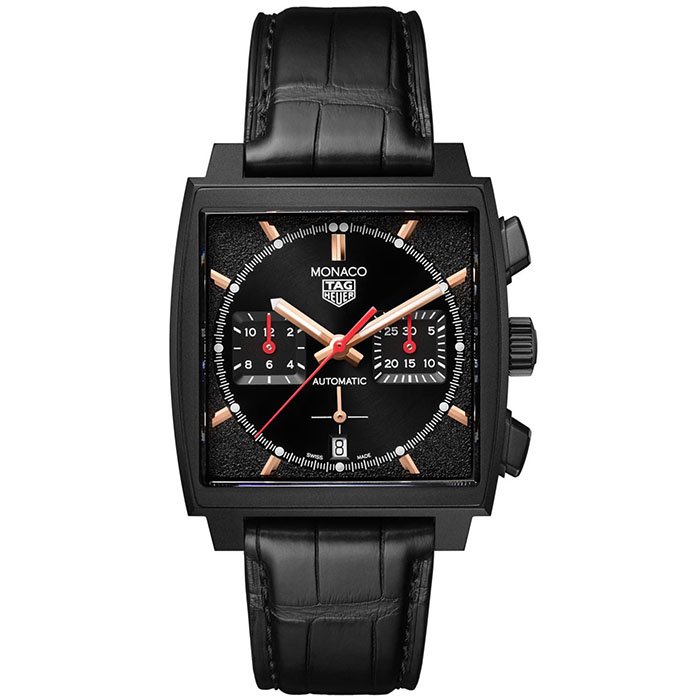 TAG Heuer Monaco Automatic Chronograph, 39 mm, Titanium  Men Watch