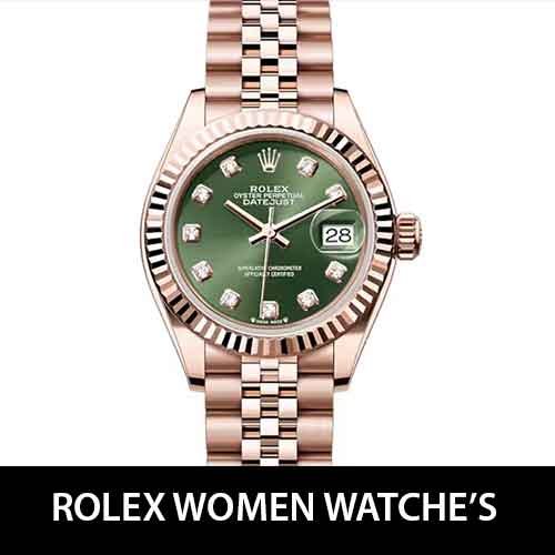 Rolex Datejust 26 Steel Yellow Gold Jade Diamond Dial Watch