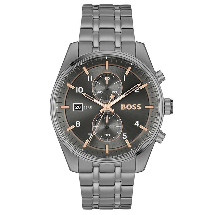 BOSS Analog Grey Dial Men Watch-1514153 OG